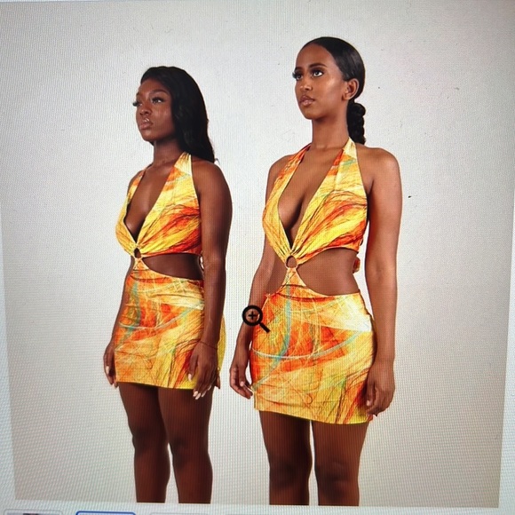 Farai London Original “Gaia” cut out mini dress Size Small - Picture 3 of 5